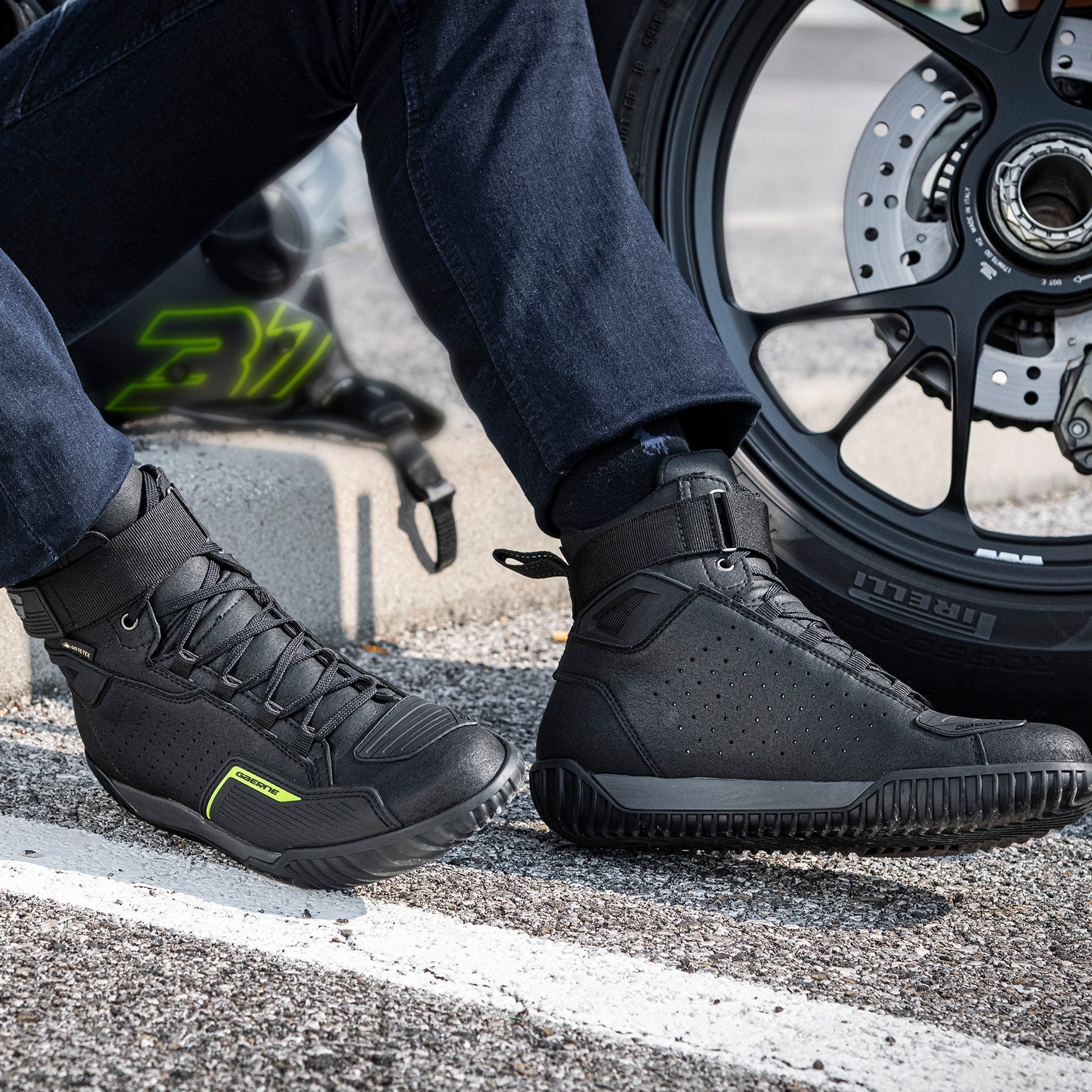 試着無料】ガエルネ Gロケット ゴアテックス - 防水 バイク ブーツ