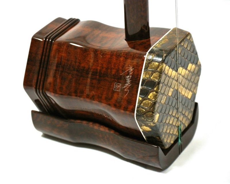 唐黎雲作 最高級 蛇紋木 二胡 - 江南春琴行