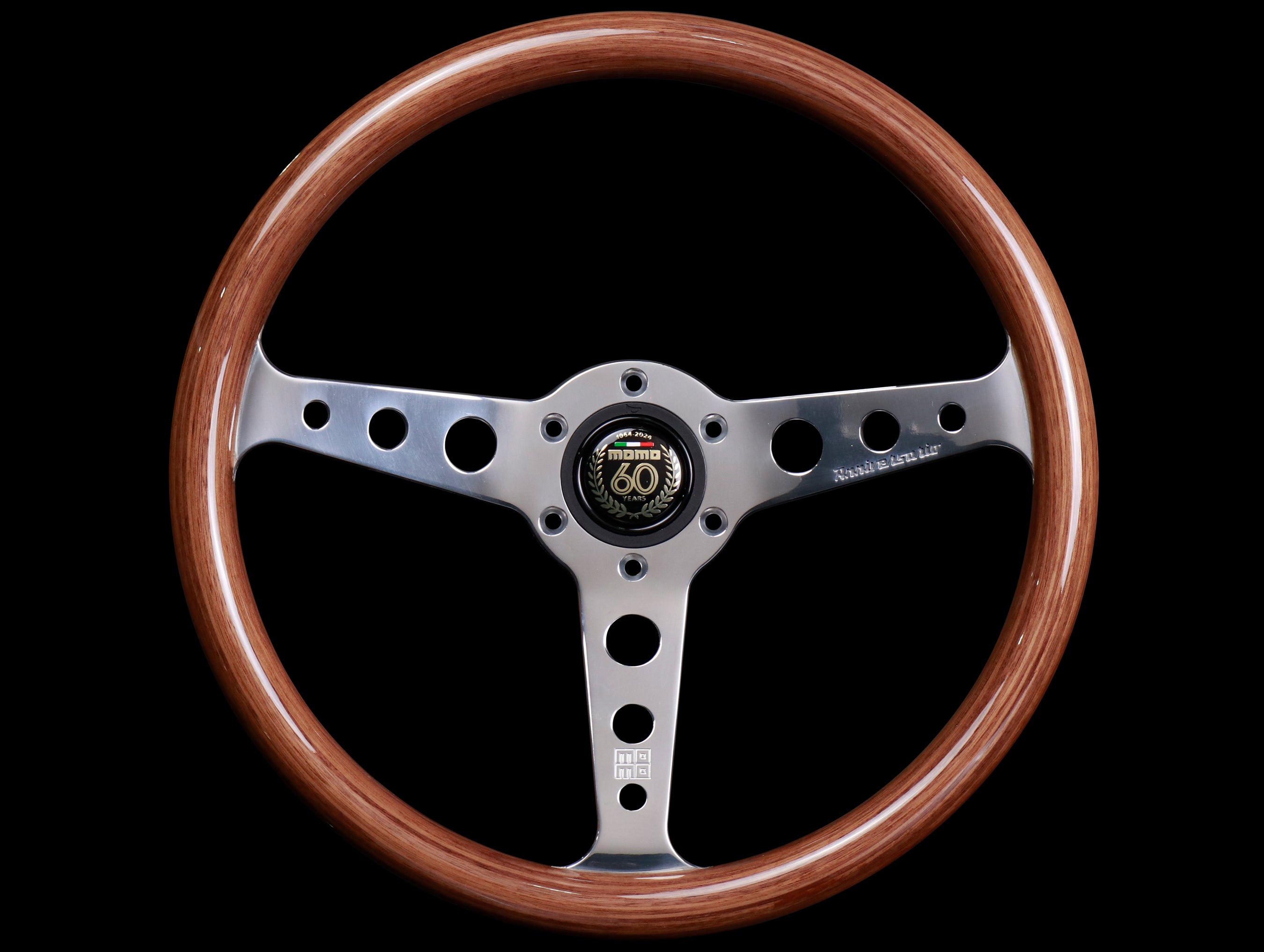 MOMO ウッド ステアリング INDY モモ ITALY07-96ボス付き MOMO ウッド