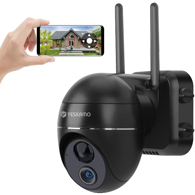 ZS-GX1S 電池式防犯カメラ（黒） - yeskamo 公式オンラインショップ