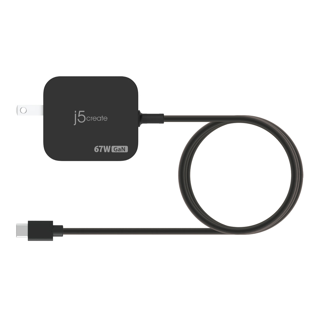 JUP1565N 67W GaN USB-Cケーブル付き PD充電器(1.8m) – new-jp-j5create