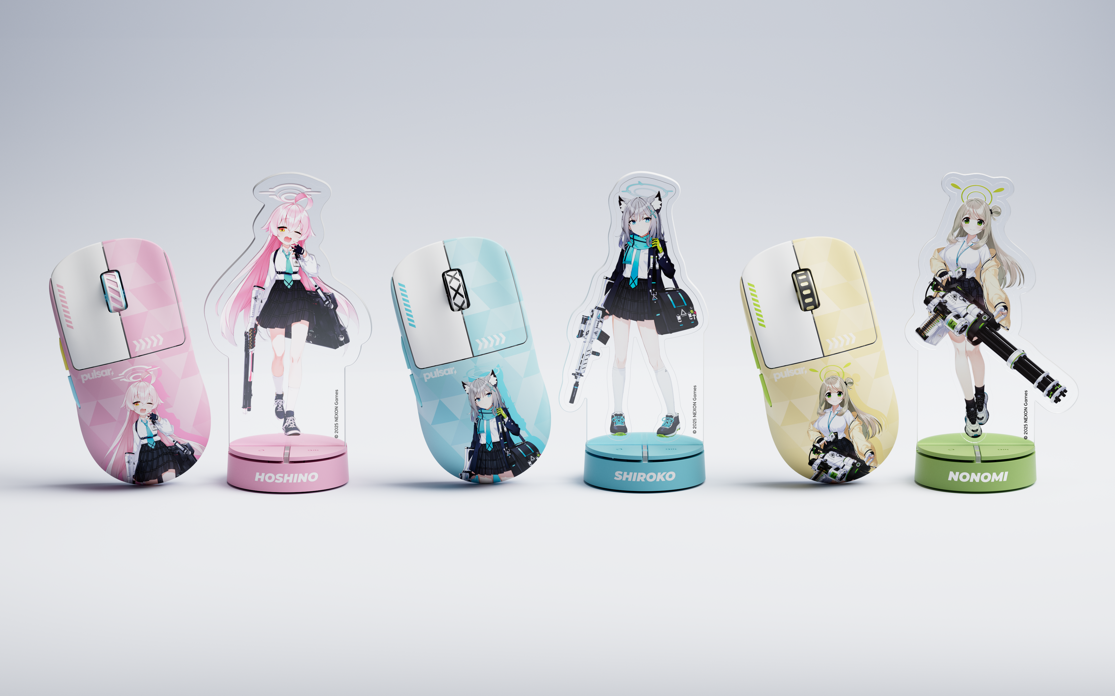 BlueArchive Shiroko Edition] X2 CrazyLight Medium Gaming Mouse