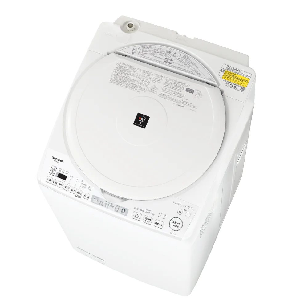 プラズマクラスター | ES-TX8J｜洗濯機：シャープ