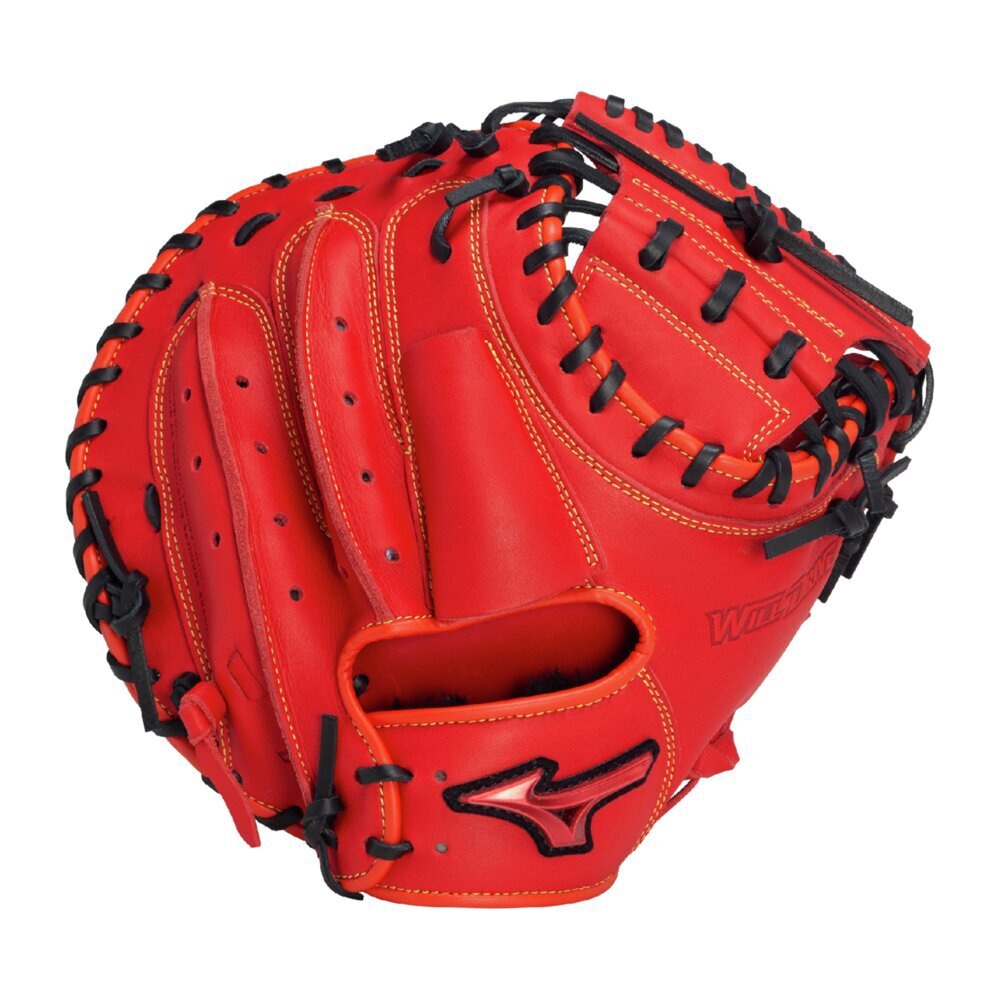 軟式用ウィルドライブ レッド【捕手用／B-D型】|1AJCR32800|グラブ
