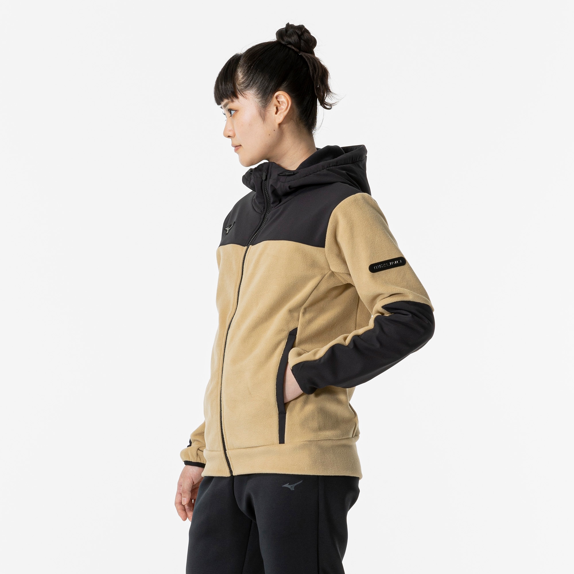 ミズノハイブリッドフリースジャケット|32MCA558|ミズノトレーニング