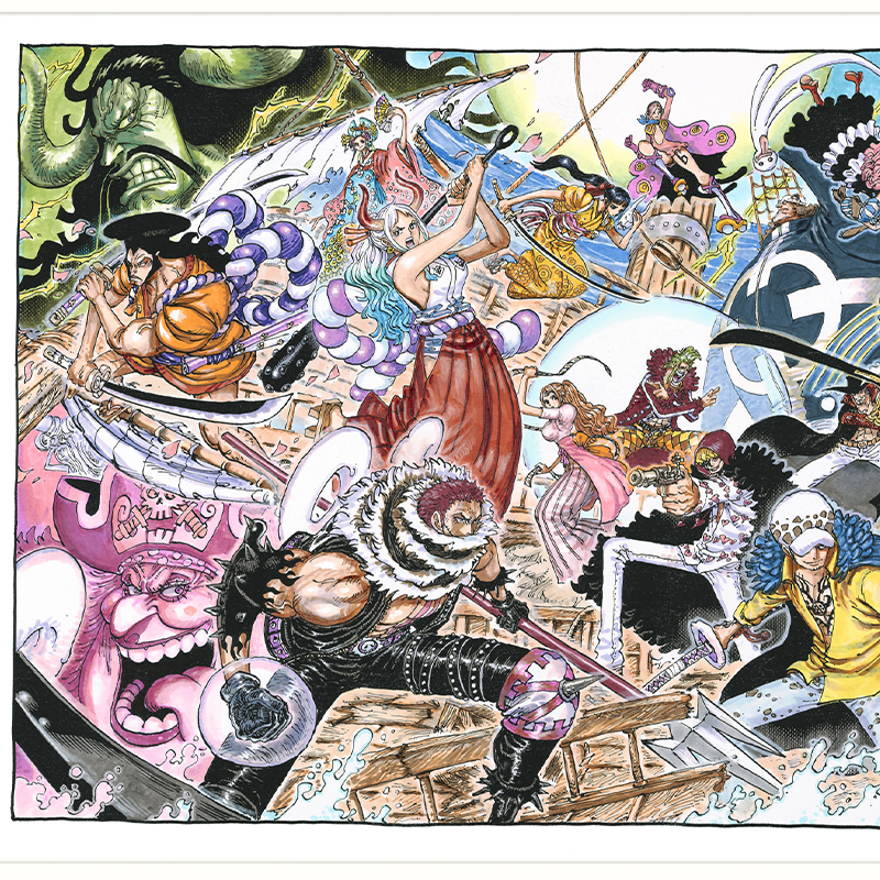 ONE PIECE』額装高精細複製原画 （週刊少年ジャンプ2021年