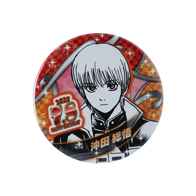 銀魂 ナンジャタウン 缶バッジ 坂田銀時 定春 銀魂 ナンジャタウン 缶