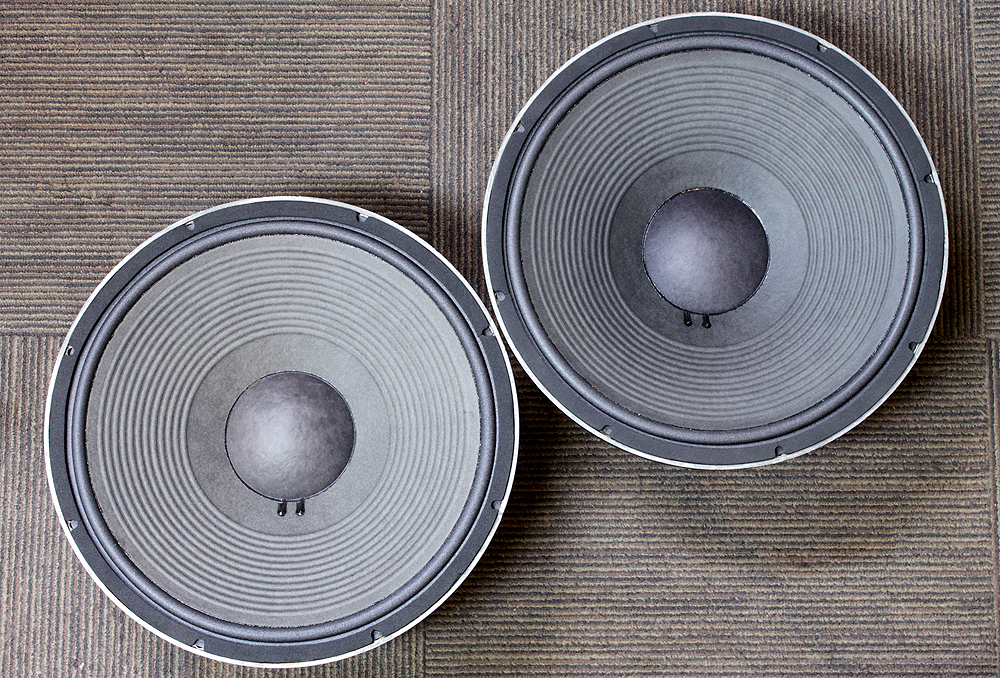 JBL LE15A 8Ω 38cmウーファー ペア エッジ張替済 - 中古オーディオの