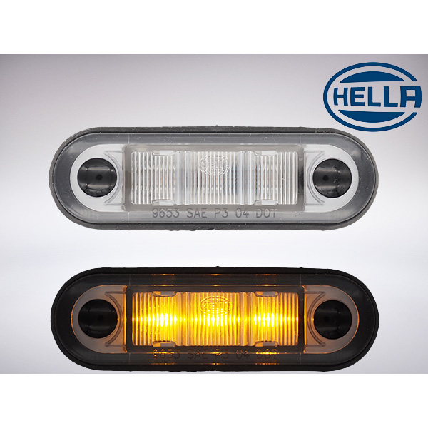 HELLA LEDマーカーライト (橙色・アンバー) LED3個タイプ | KCV-PARTS