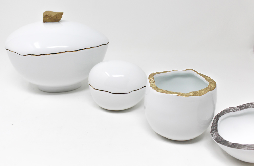 長江重和 反るかたち 白磁 花入れ 現代アート モダン 花生け 和食器