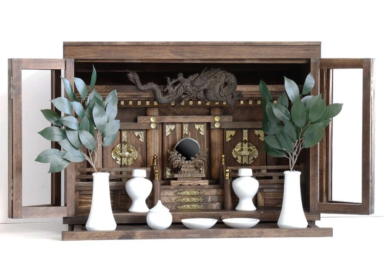 眠り龍の社 黒龍 箱宮 20号 神具セット 神棚セット｜神棚・神具 やま