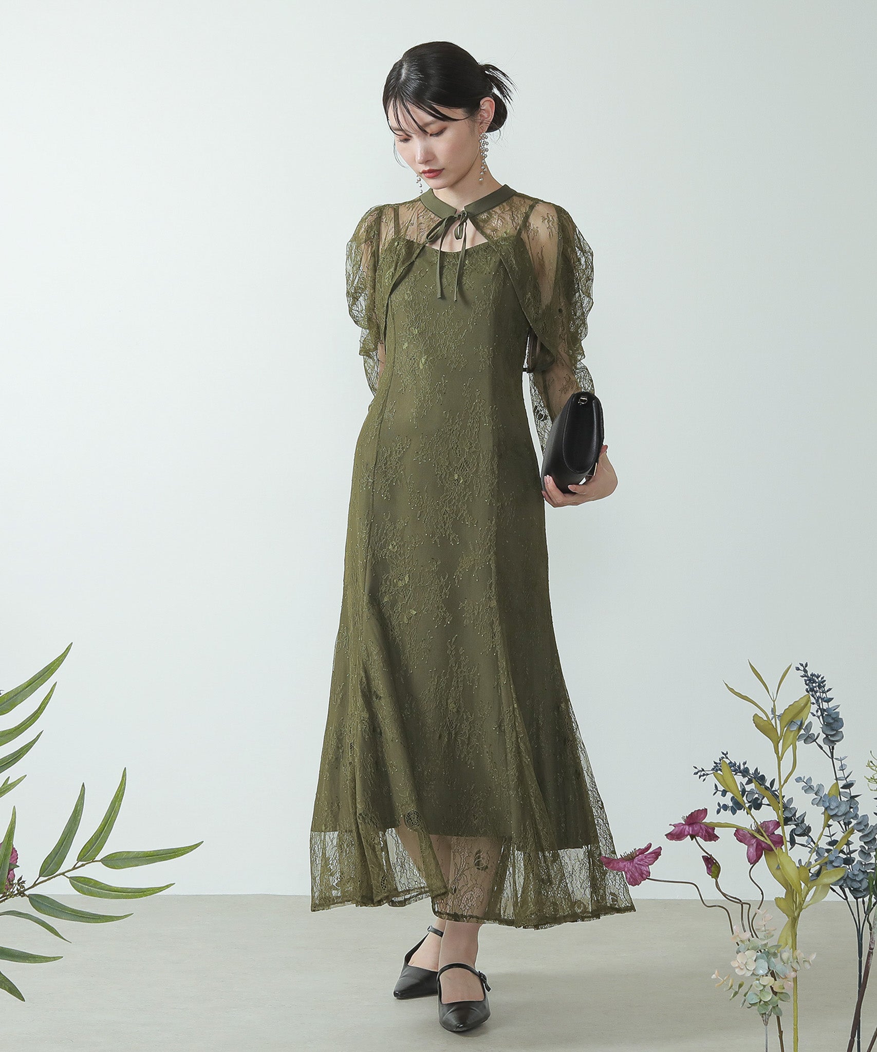 3way レースボレロセット 結婚式 オケージョン ドレス