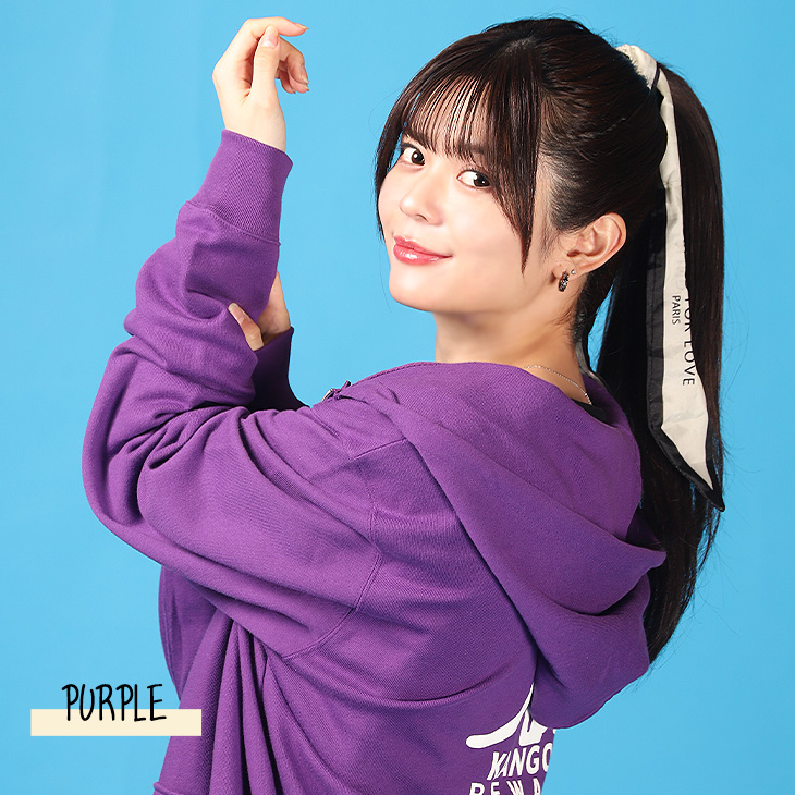 完全受注生産】紡木吏佐×KANGOL REWARD コラボZIPパーカー