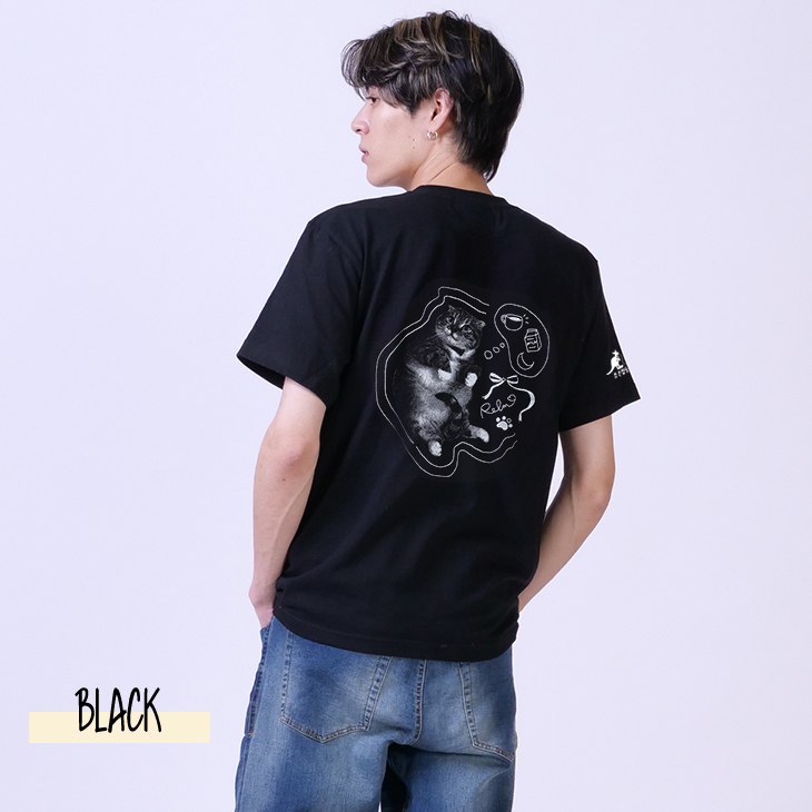 完全受注生産】ねこぞー×KANGOL REWARD コラボ半袖Tシャツ