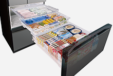 HXタイプ R-HX54R ： 冷蔵庫 ： 日立の家電品