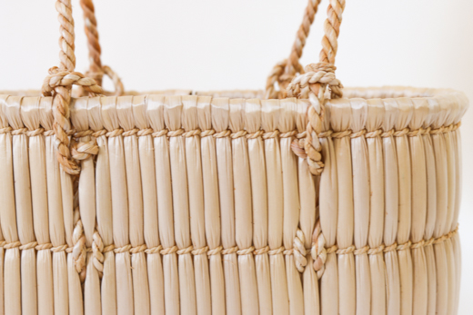 岡山 蒜山がま細工 手提げ (小)