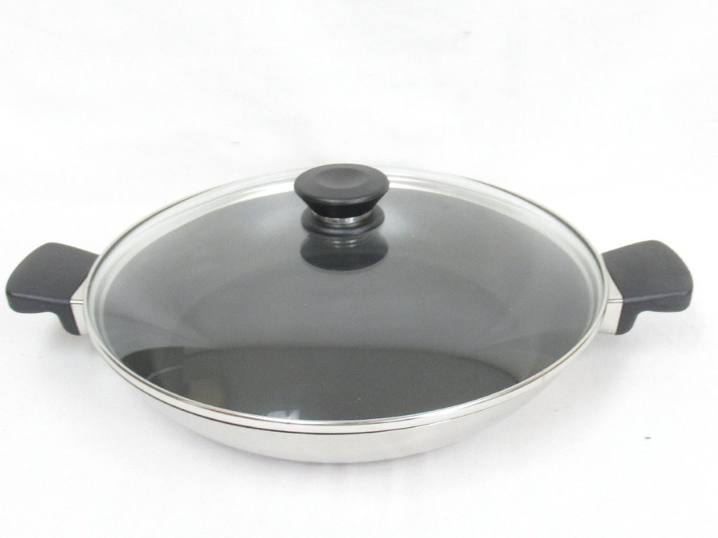 キッチン用品 】アムウェイ クィーン ノンスティック グリルパン（フタ