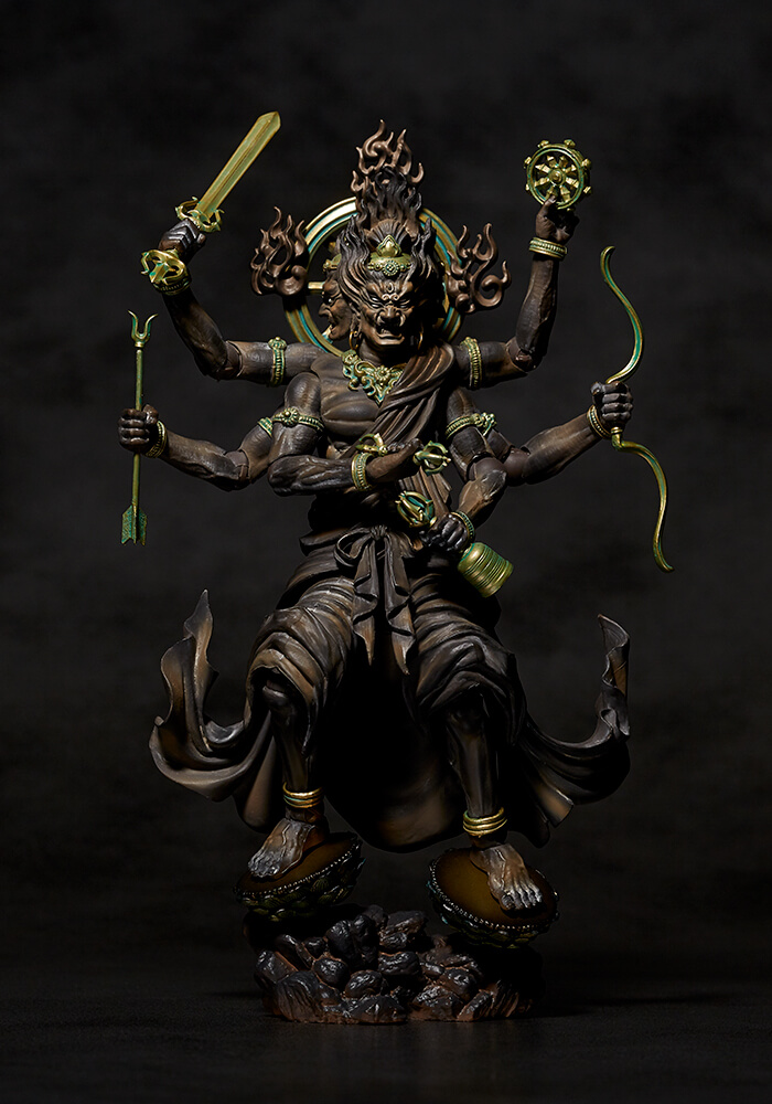 タケヤ式自在置物 KT-022 金剛夜叉明王 木調版｜KTプロジェクト｜海洋堂