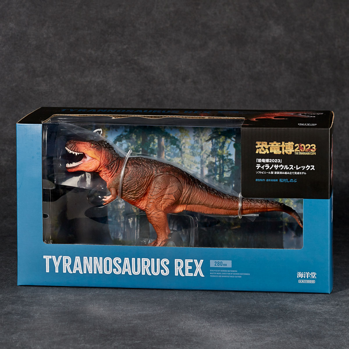 恐竜博2023 ティラノサウルス・レックス ソフトビニール製塗装済み組立