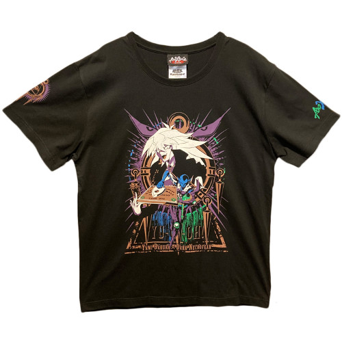 ANI XROSS 遊☆戯☆王デュエルモンスターズ Tシャツ (缶バッジ付き) 闇