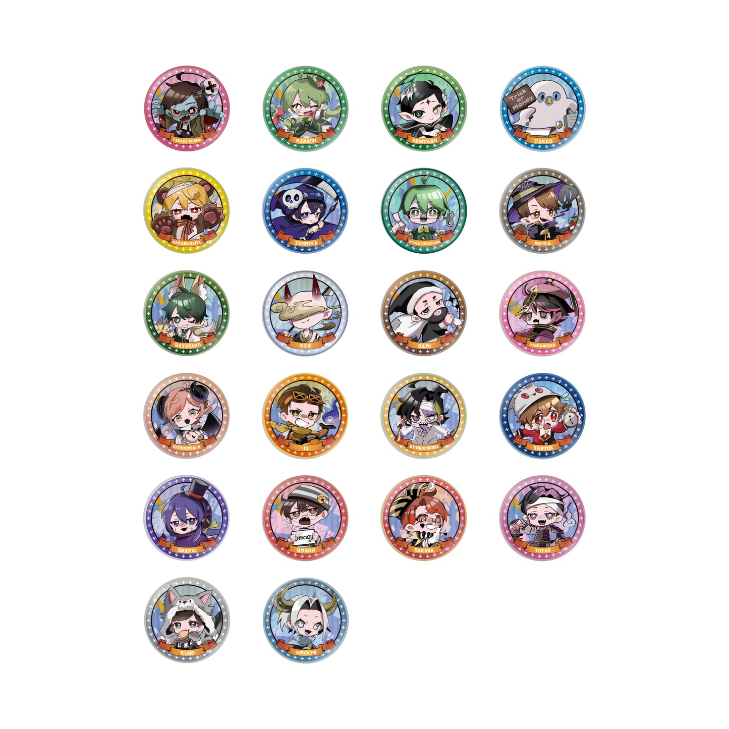 高田村交易所】ランダム缶バッジ(ハロウィン) – karel-shop