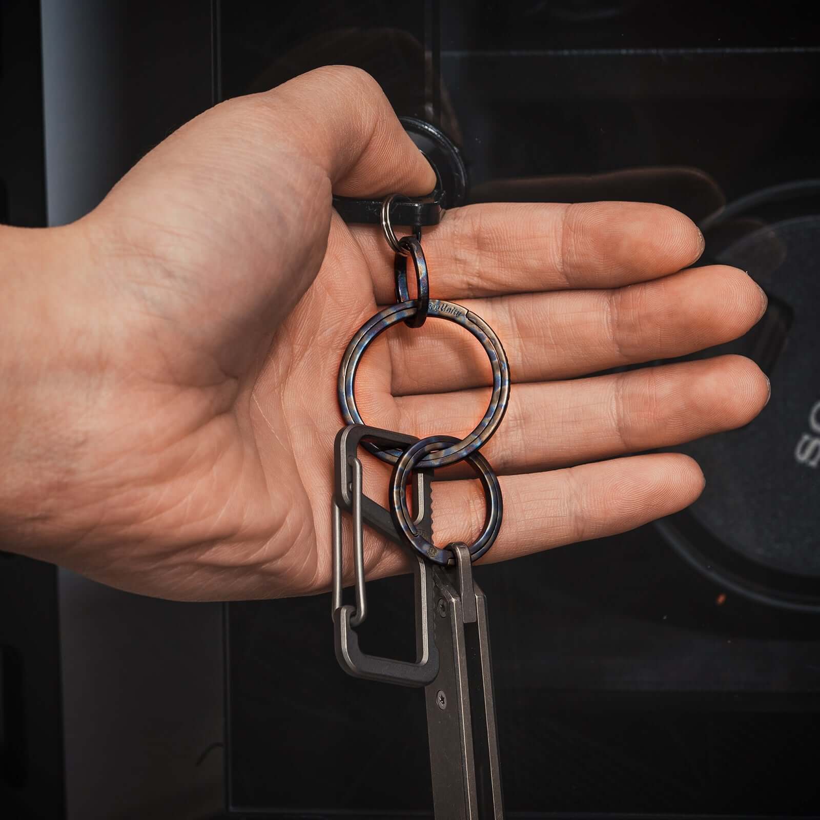 KeyUnity KA02HF TITANIUM KEY RING SET