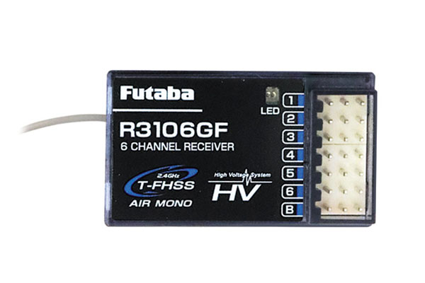 KK HOBBY 】 フタバ R3106GF（空用2.4GHz T-FHSS AIR mono方式