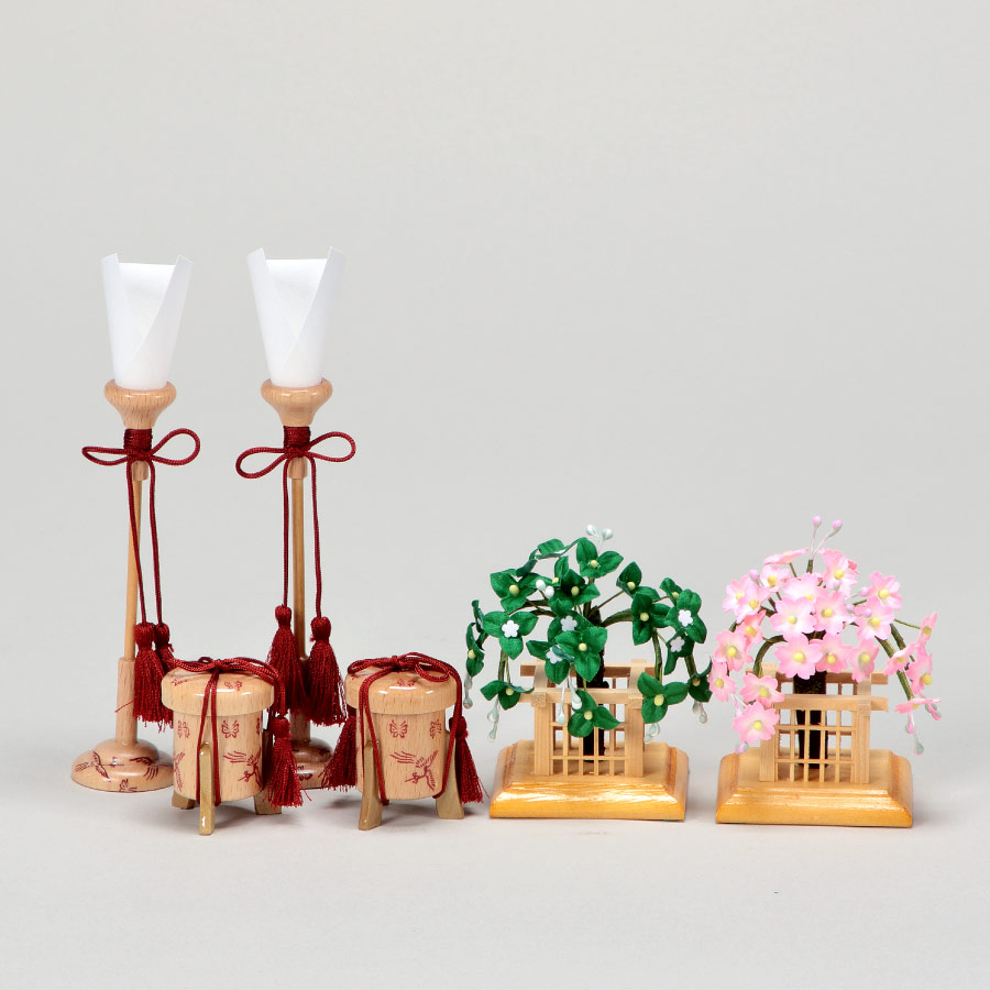 人形の田辺 / 【真多呂】木目込雛人形 天宝雛 親王飾り