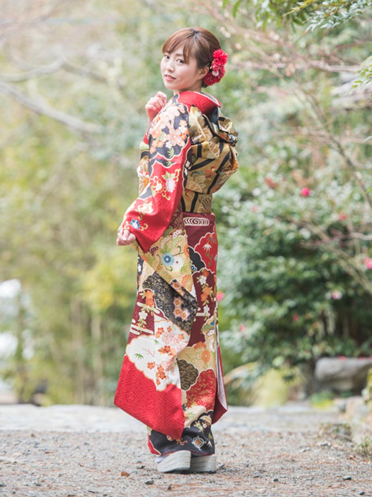 高級振袖レンタル】K-53 LLサイズ 赤｜KIMONO-PRO（キモノプロ）京都の