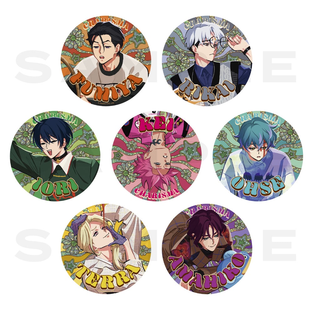 カリスマ 草薙理解 ガンボカフェ 缶バッジ42個 草薙理解 ガンボカフェ