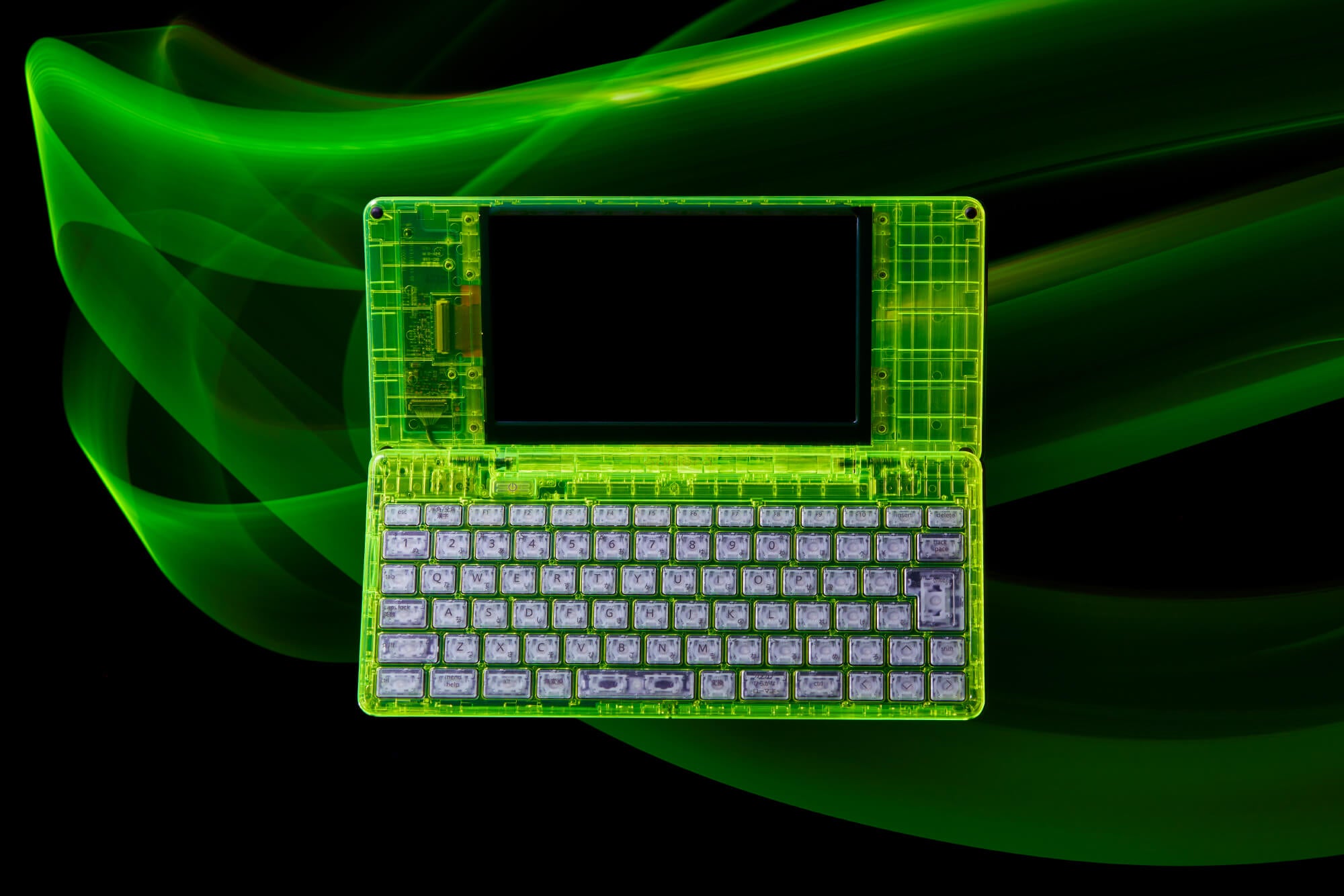 限定】デジタルメモ「ポメラ」DM250XY Crystal Neon Yellow