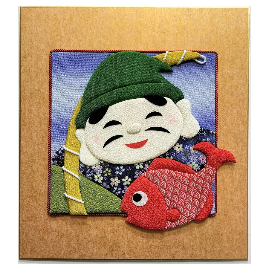 押し絵キット 開運招福七福神「恵比寿」 |生地 和柄/和布/ちりめん手芸
