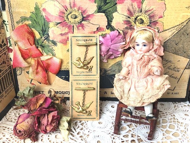 ジャーマンアンティーク，オールオリジナル，ミニョネット，ビスク