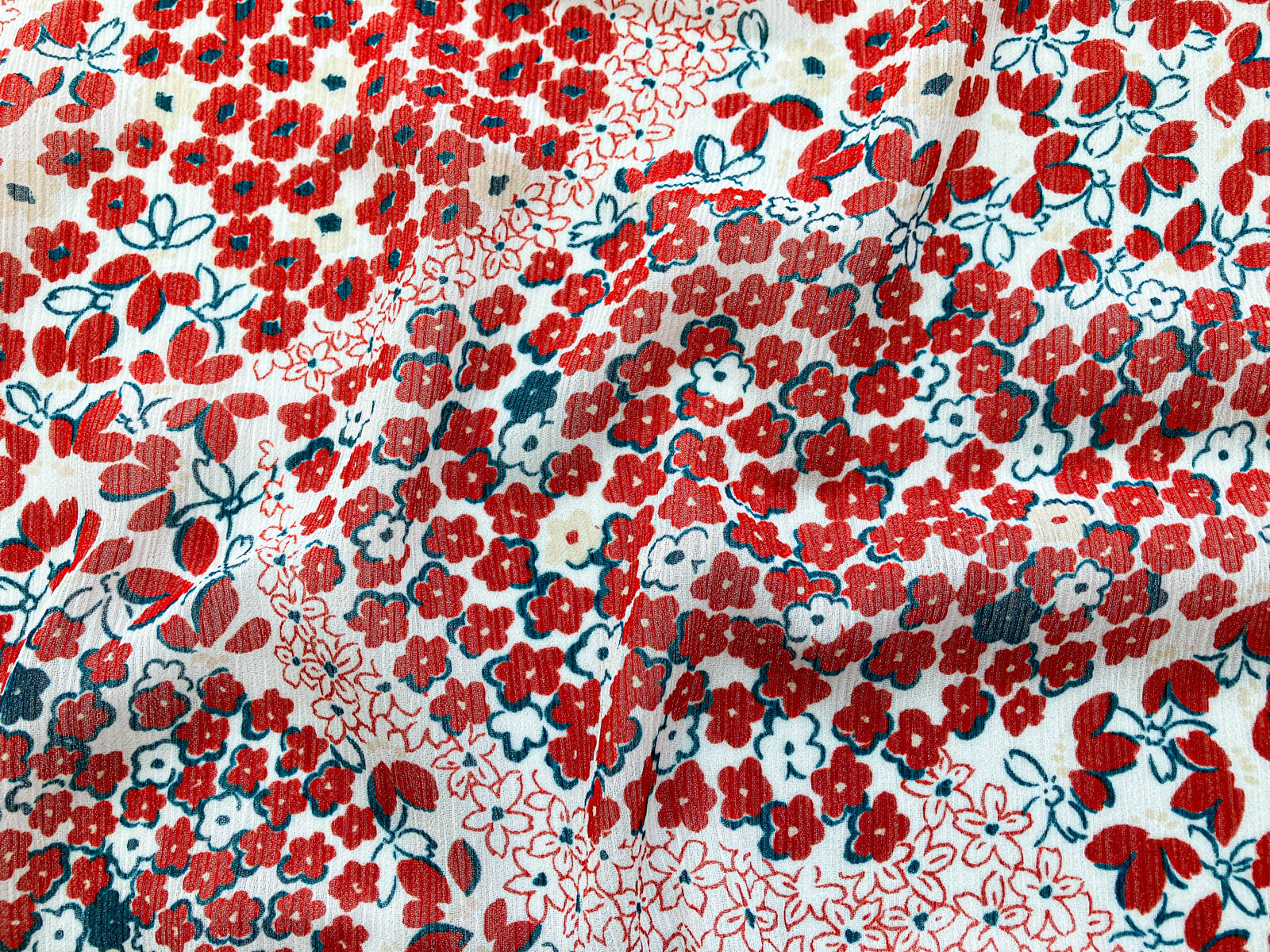 KKP1429 37 75dヨーリュージョーゼット多色プリント｜プリント