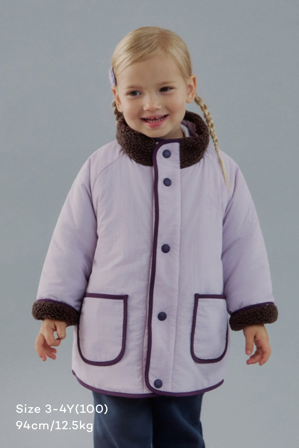 リバーシブル ボアジャケット | Konny（コニー）ベビー服・子ども服