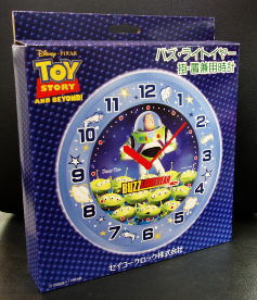 トイ・ストーリー／バズ・ライトイヤー 置き掛け兼用時計