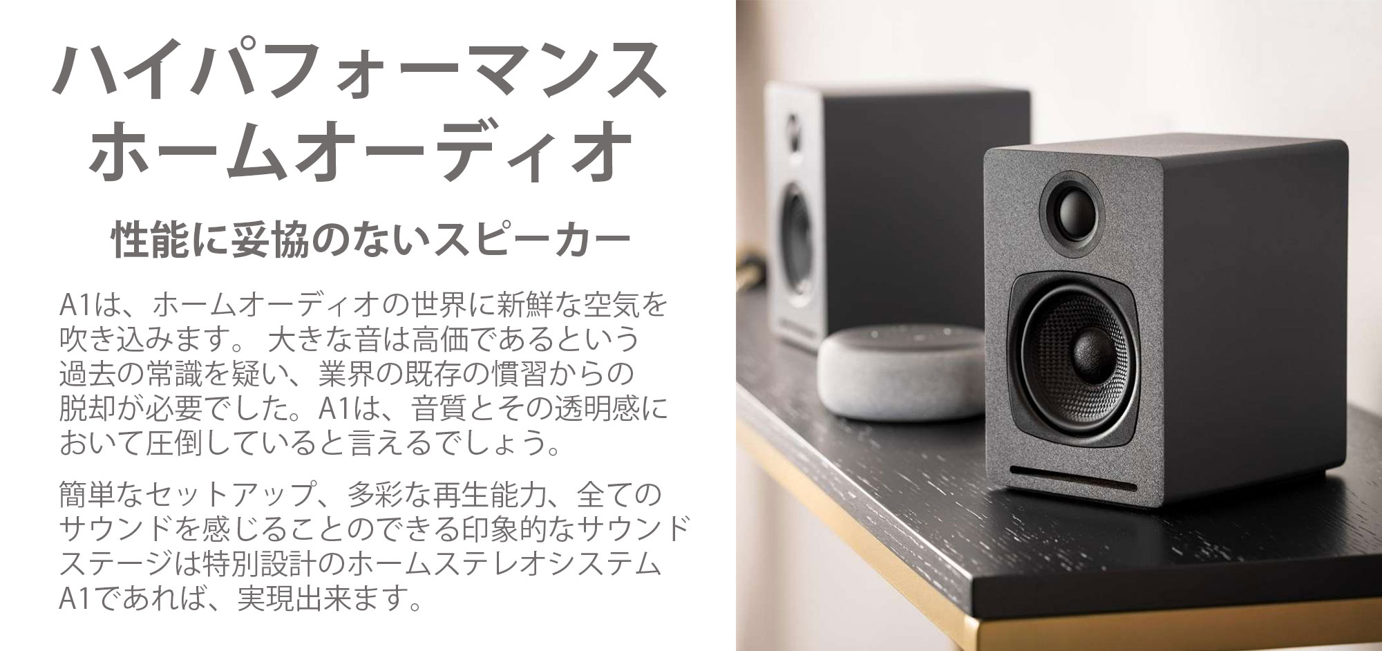Audioengine A1 ワイヤレス・パワードスピーカー | kopek｜