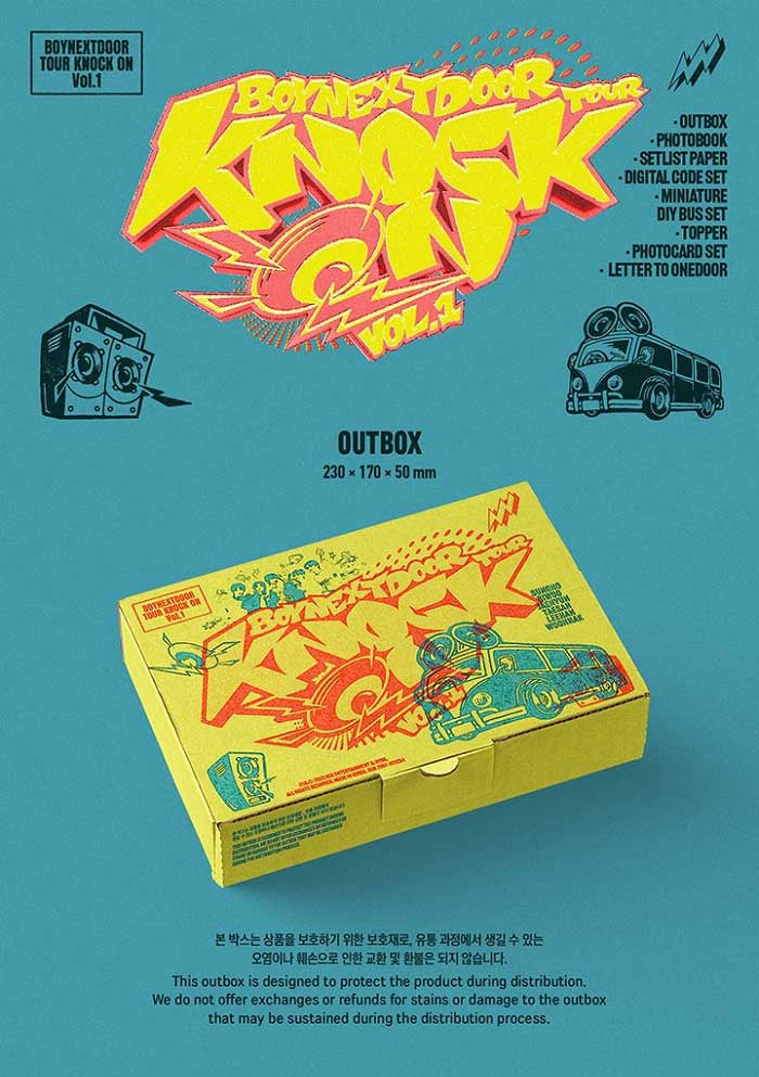 BOYNEXTDOOR - BOYNEXTDOOR TOUR - KNOCK ON Vol.1 + WEVERSE BENEFIT