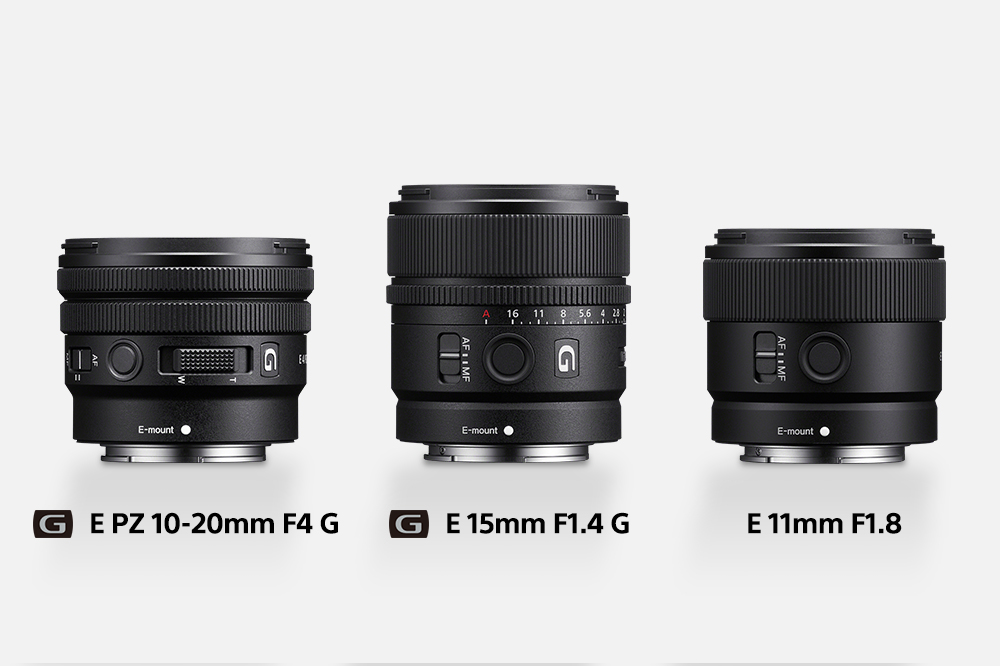 ソニー、EマウントAPS-Cレンズを3モデル発表！「SELP1020G」：100,000
