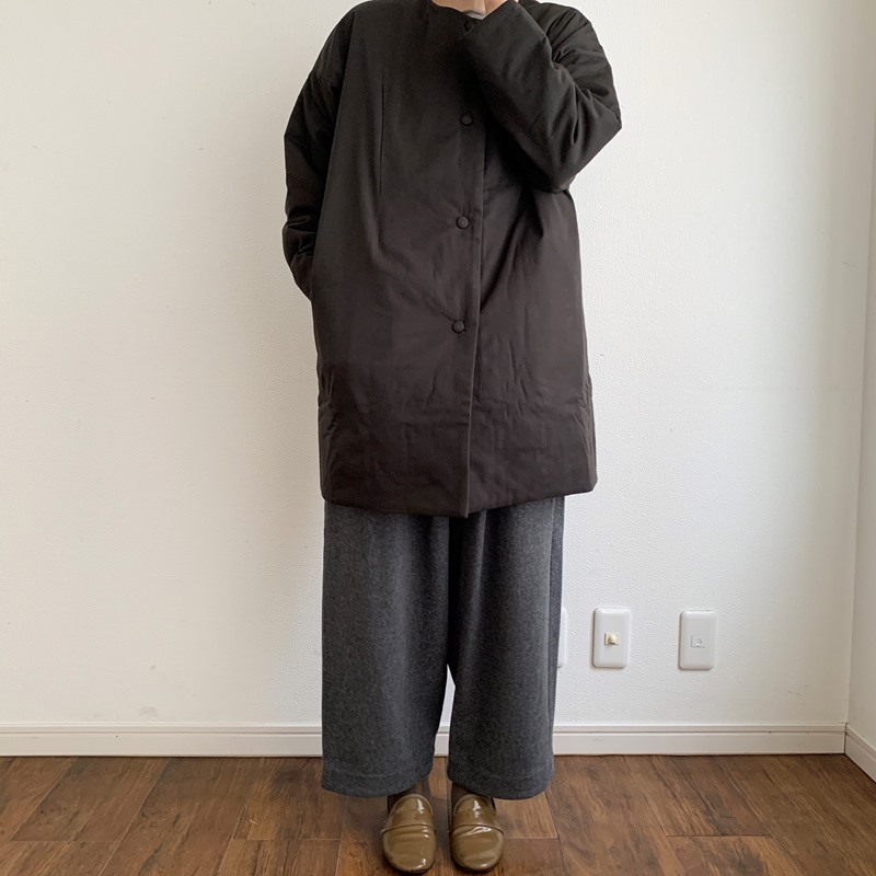 きれいめすぎずモコモコしすぎない「evam eva」の中綿コート | 暮らし
