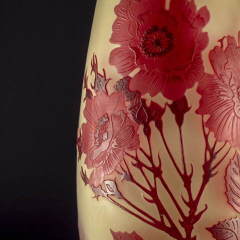 Emile Gallé 薔薇文花器 | 全ての商品 | 黒壁公式オンライン