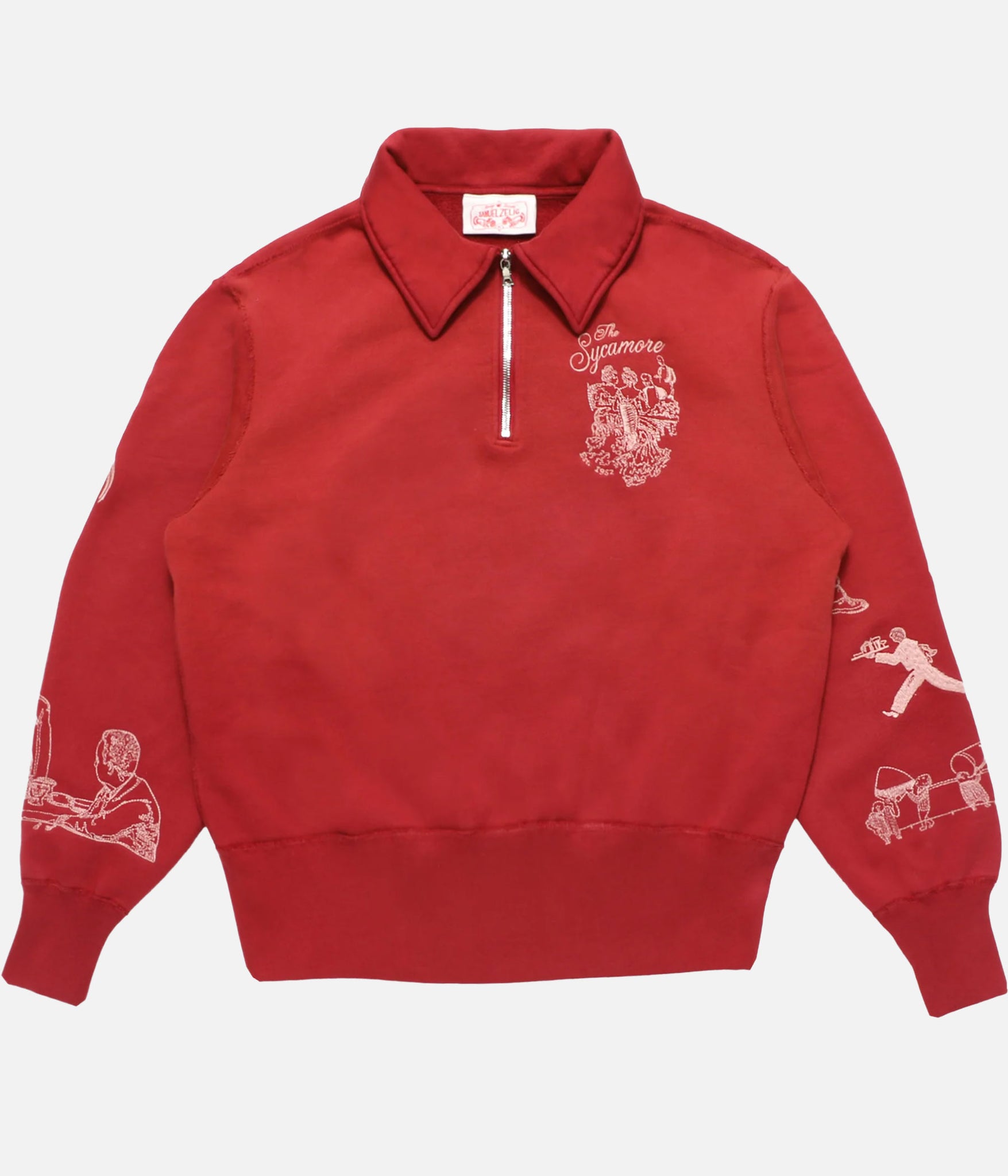 Samuel Zelig / RESTAURANT 1/4 ZIP (RED) – LAFUNQUE