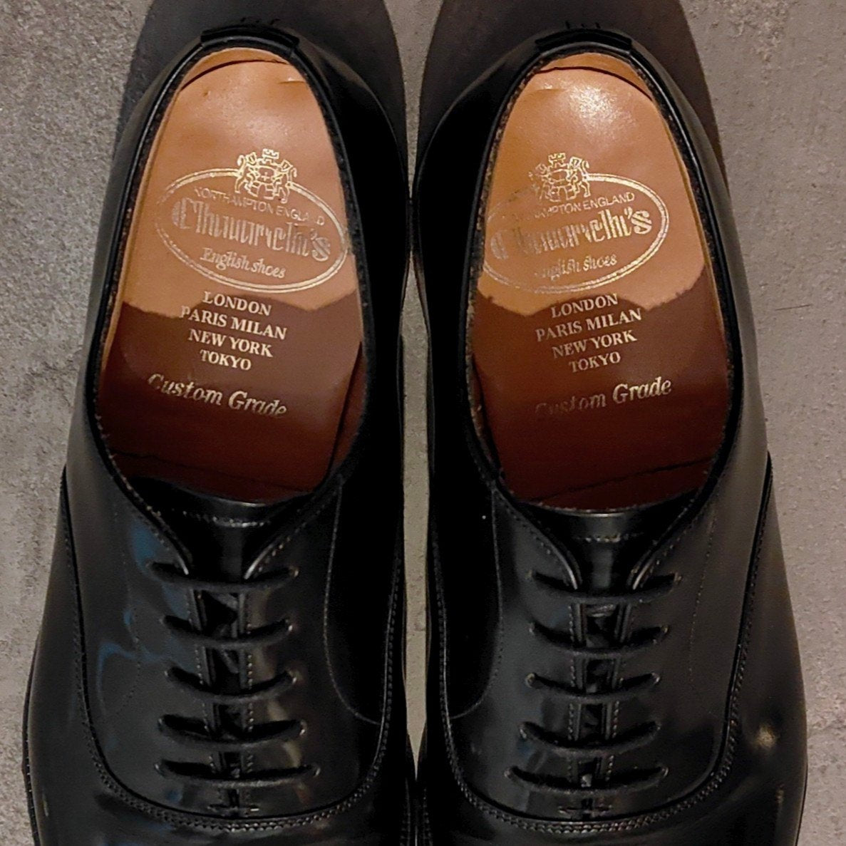 美品 【Church´s】チャーチ バークロフト 5都市 パンチドキャップトゥ