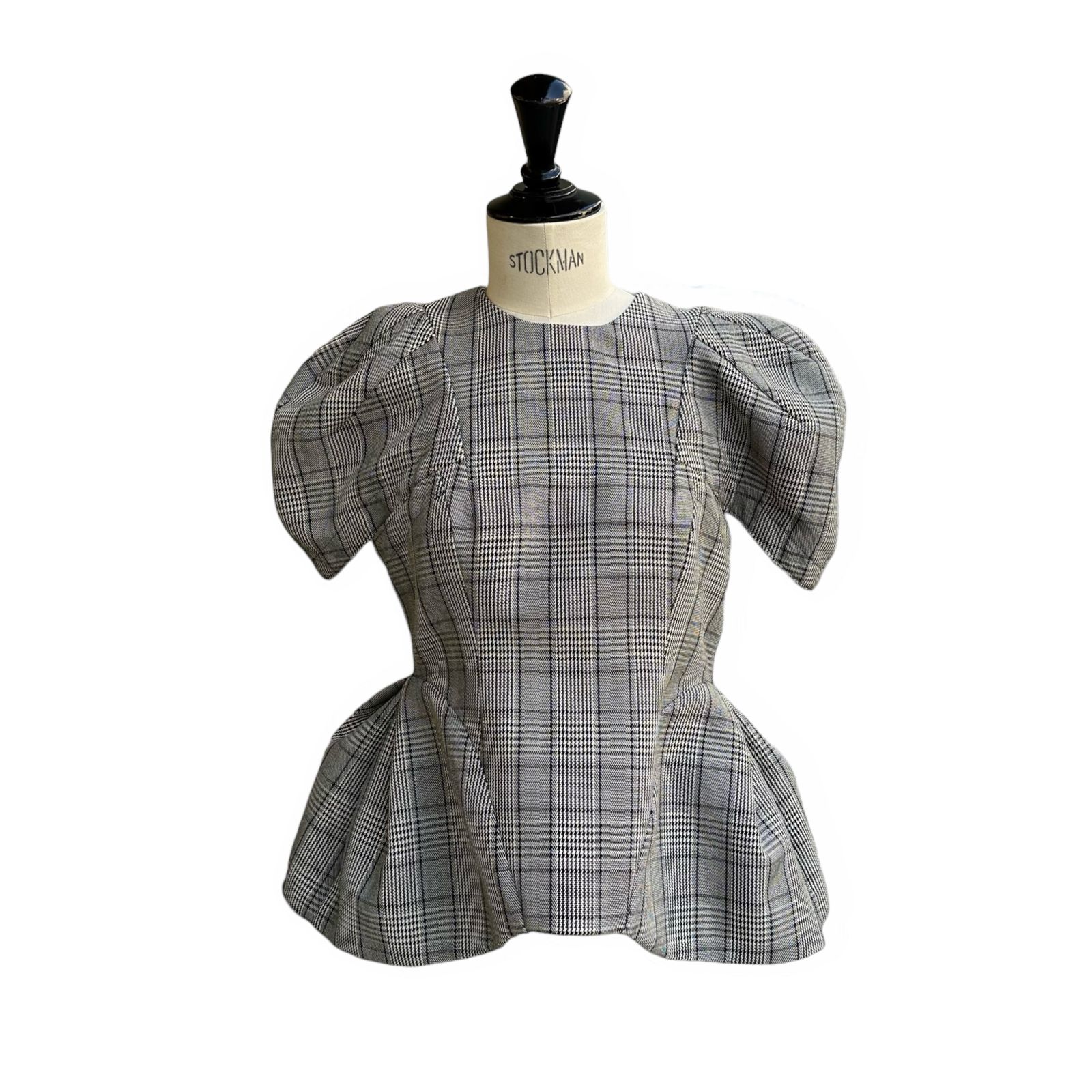 ENFOLD - FLOWER PEPLUM-TOPS / ペプラムトップス / グレー / グレン