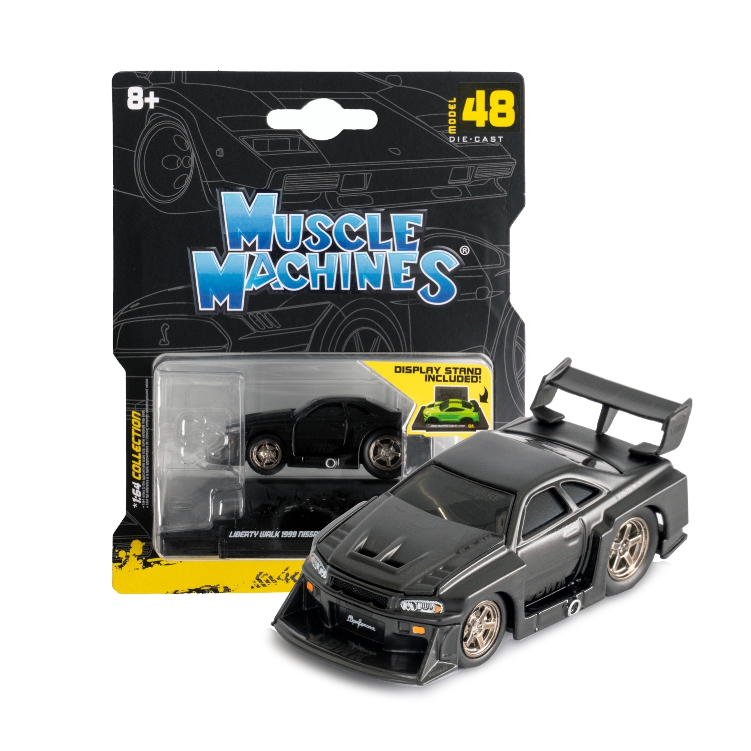 Muscle Machines 1/64 LB WORKS ER34 Matt Black - LB-ONLINE STORE