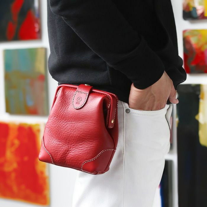 口枠ベルトポーチ｜PORCO ROSSO