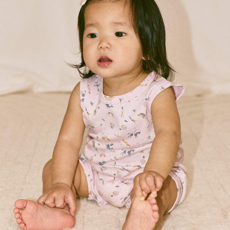 D1】Misha&Puff（ミーシャアンドパフ）2026ss BABY TANK ROMPER - AURA