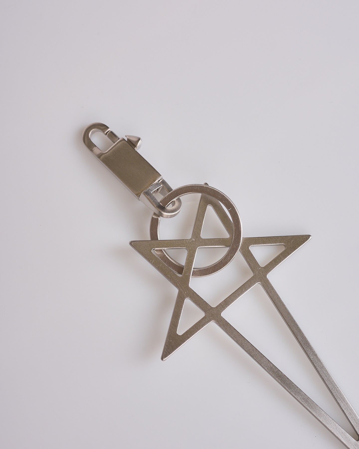 Rick Owens Big Pentagram Keychain Palladio – LESS 17