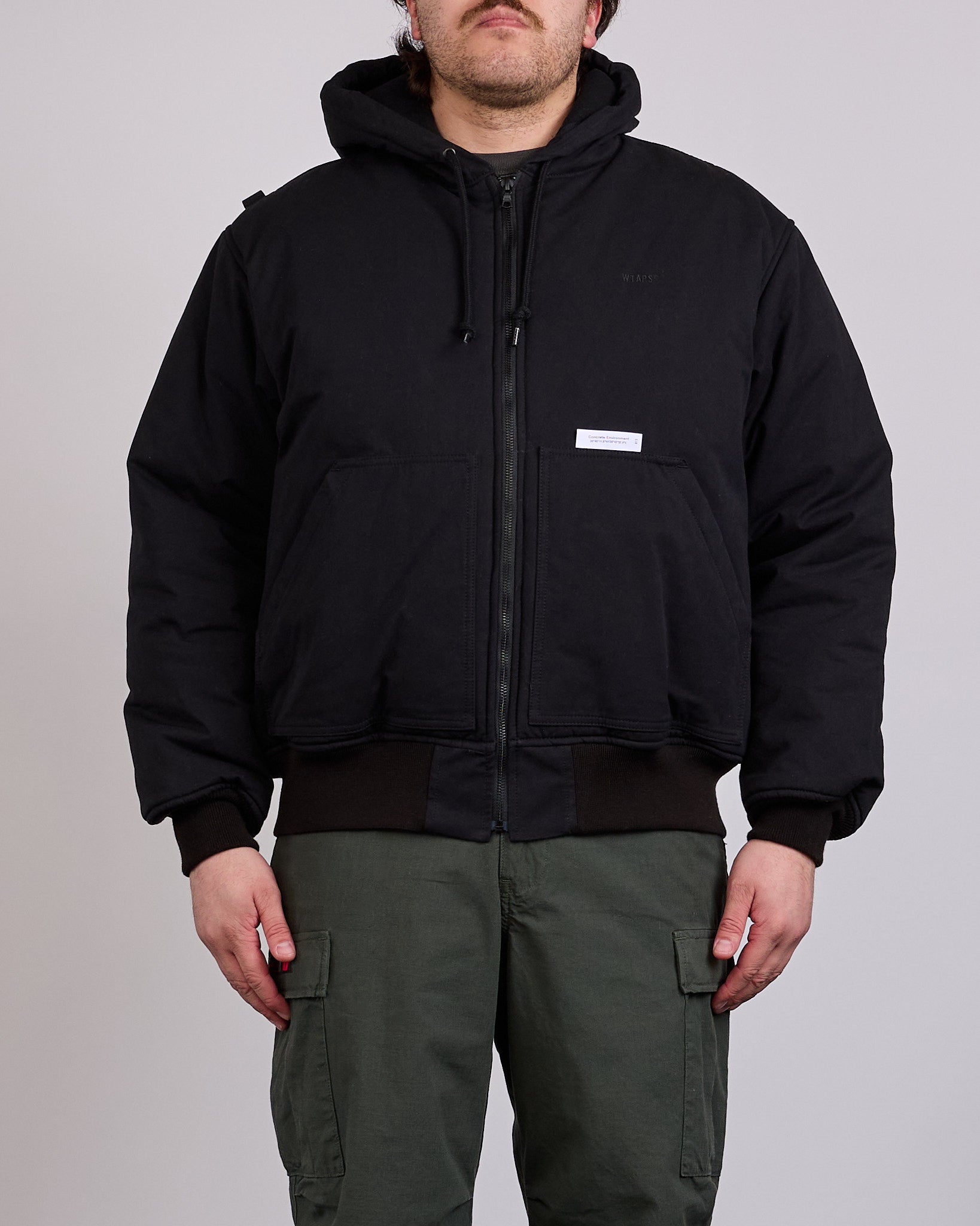 WTAPS Puff D00M Cotton Weather Jacket Black – LESS 17