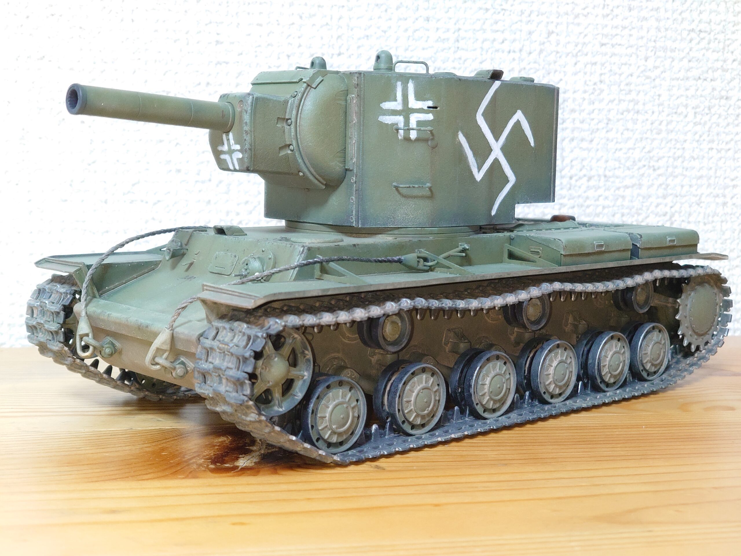 2022年3月】タミヤ 1/35 KV-2 製作記⑥(完成)【新製品】 | 模型大隊